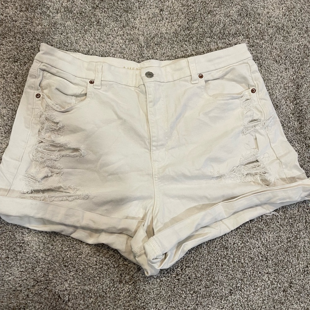 American Eagle Distressed Mom Shorts